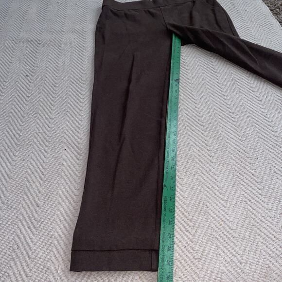 Duluth Trading NoGA Natural Relaxed Leg Pant Women Medium Brown Pull On Stretch - Picture 3 of 8
